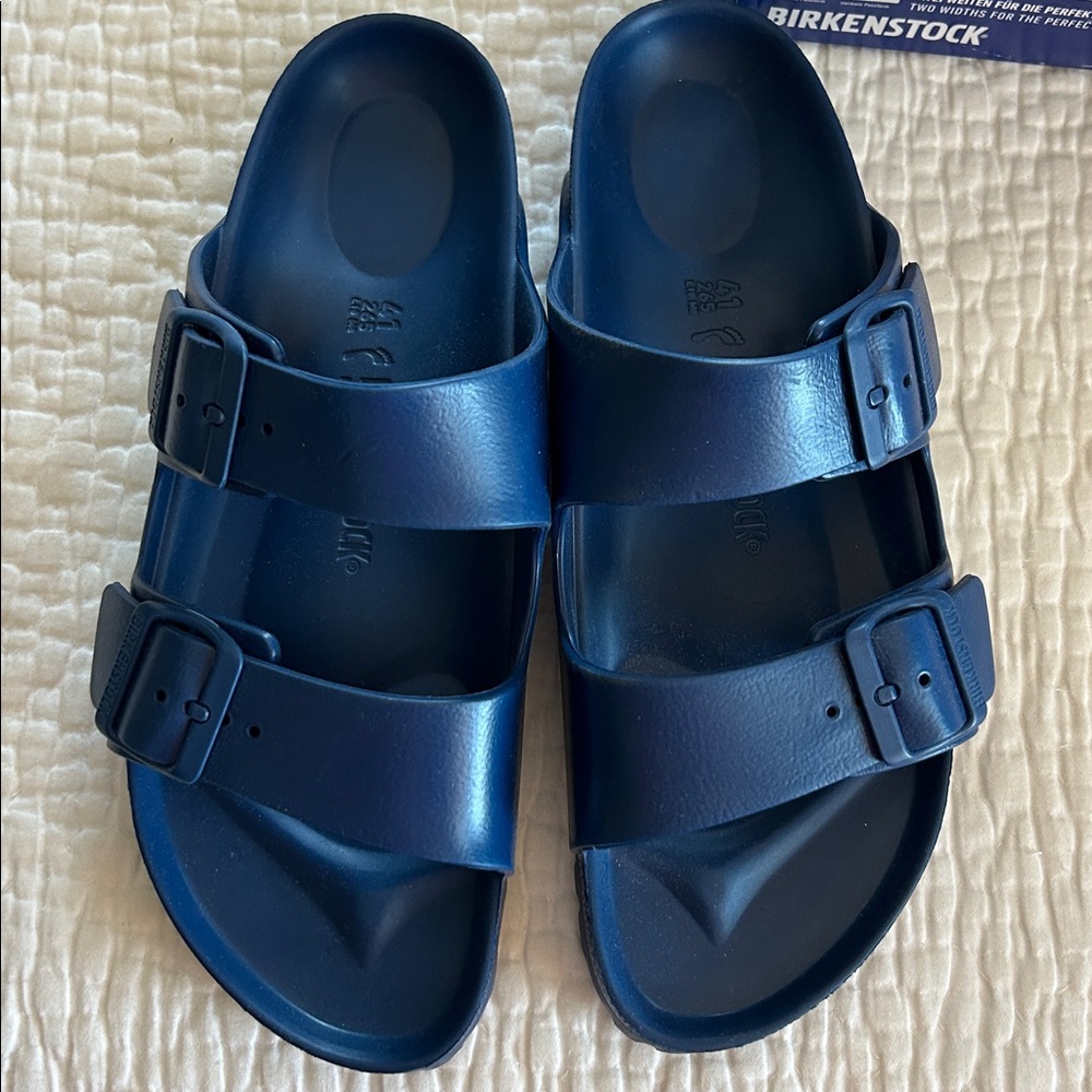 Birkenstock Navy Blue Arizona EVA sandals 41/US 10